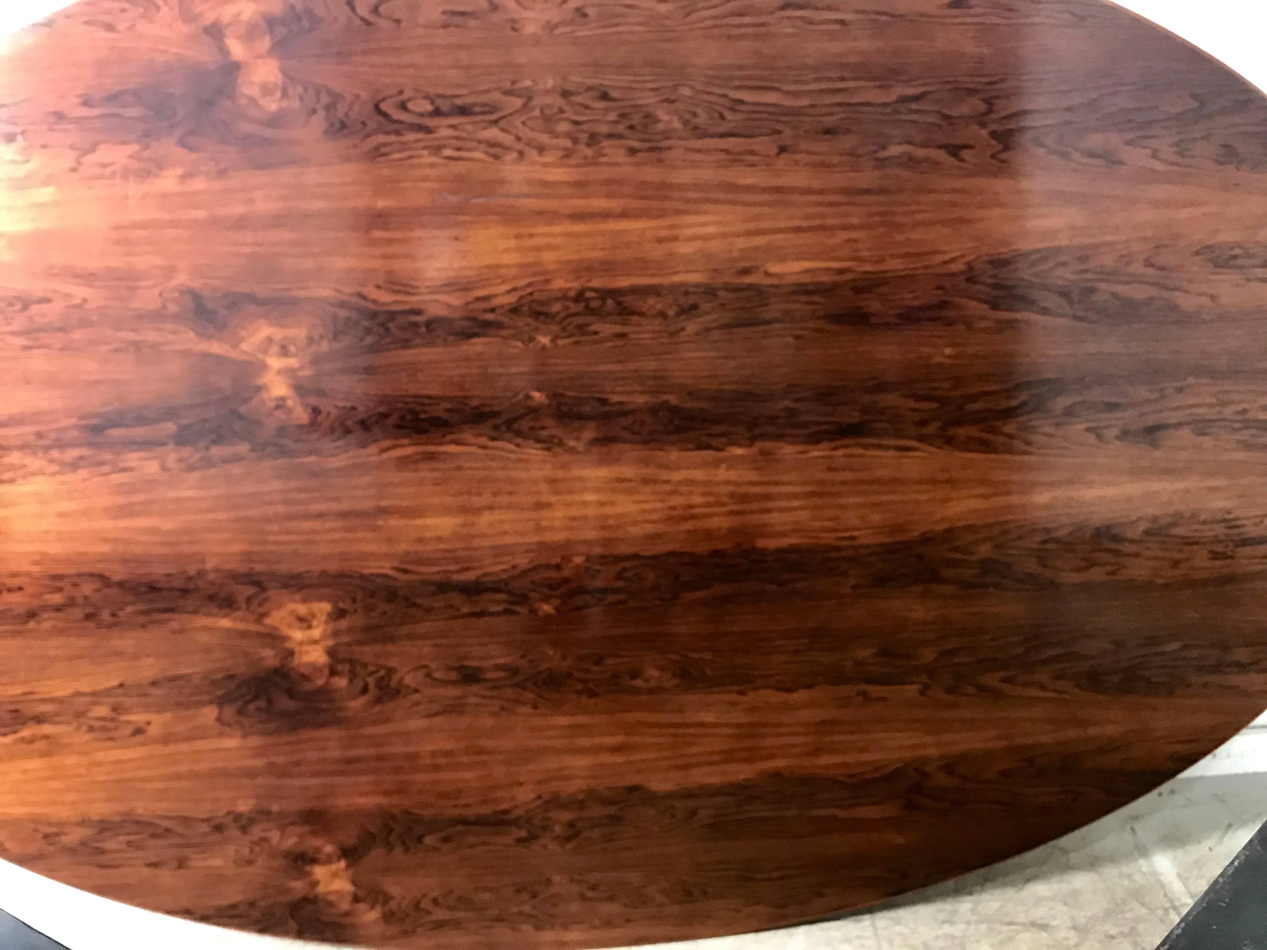 Florence Knoll Conference or Dining Table, Rosewood Top for Knoll 2