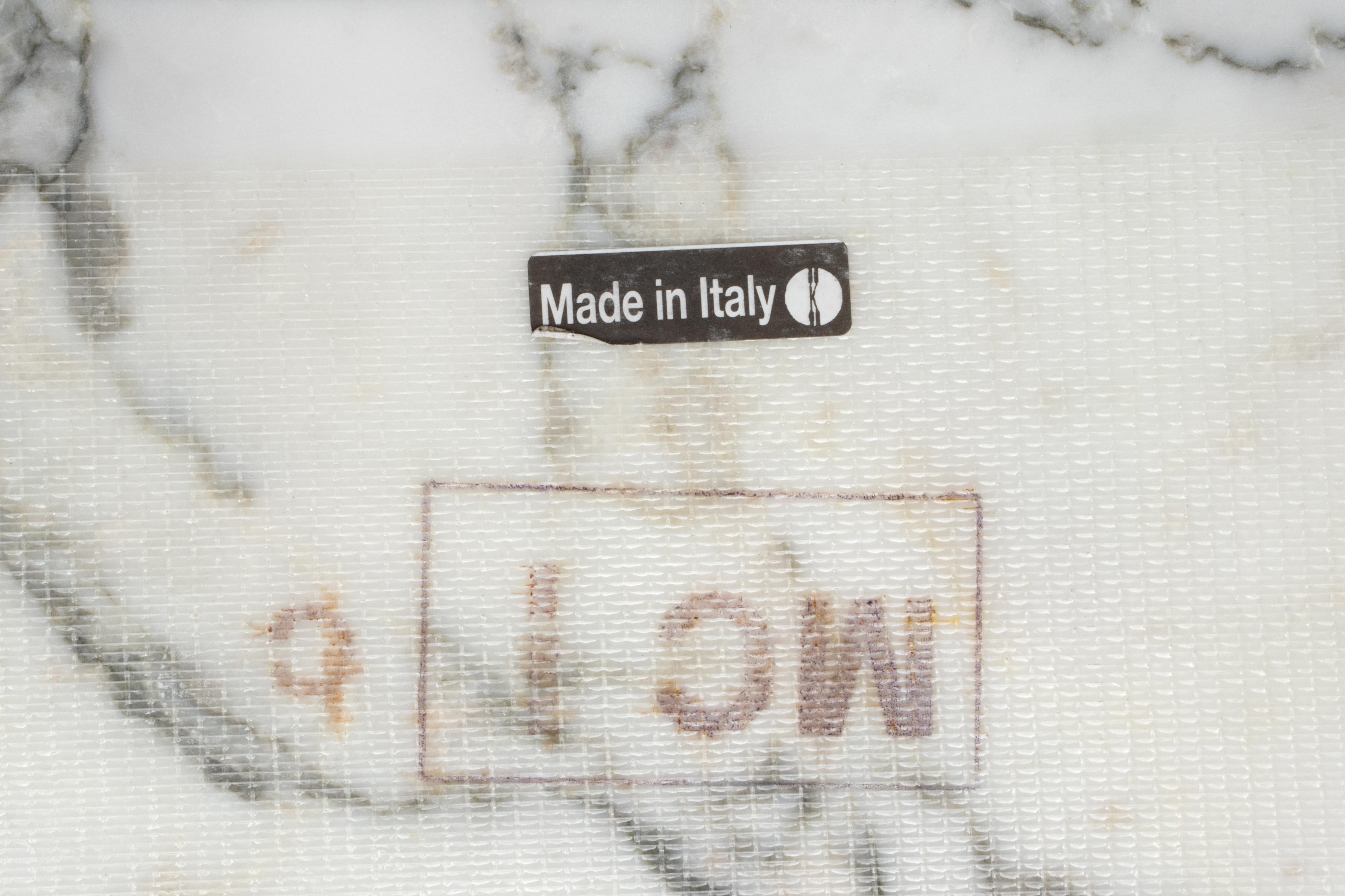 XXI secolo e contemporaneo Florence Knoll Credenza Quercia ebanizzata e Marmo in vendita
