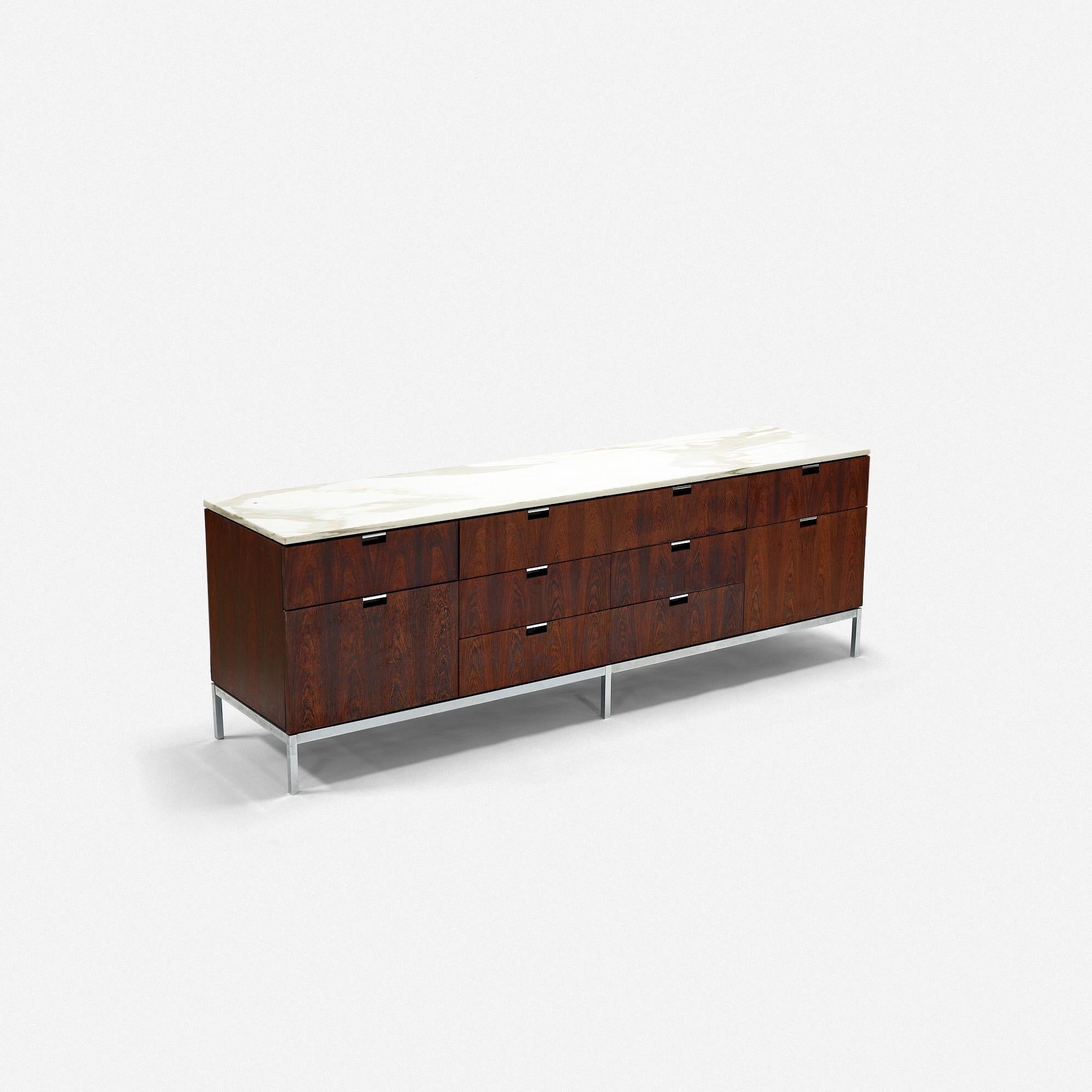 Rosewood Florence Knoll Credenza