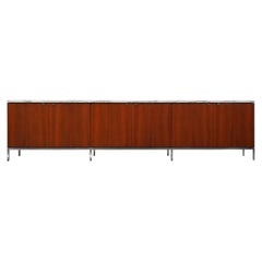 Buffet Florence Knoll en marbre, Knoll International, style Mid-Century