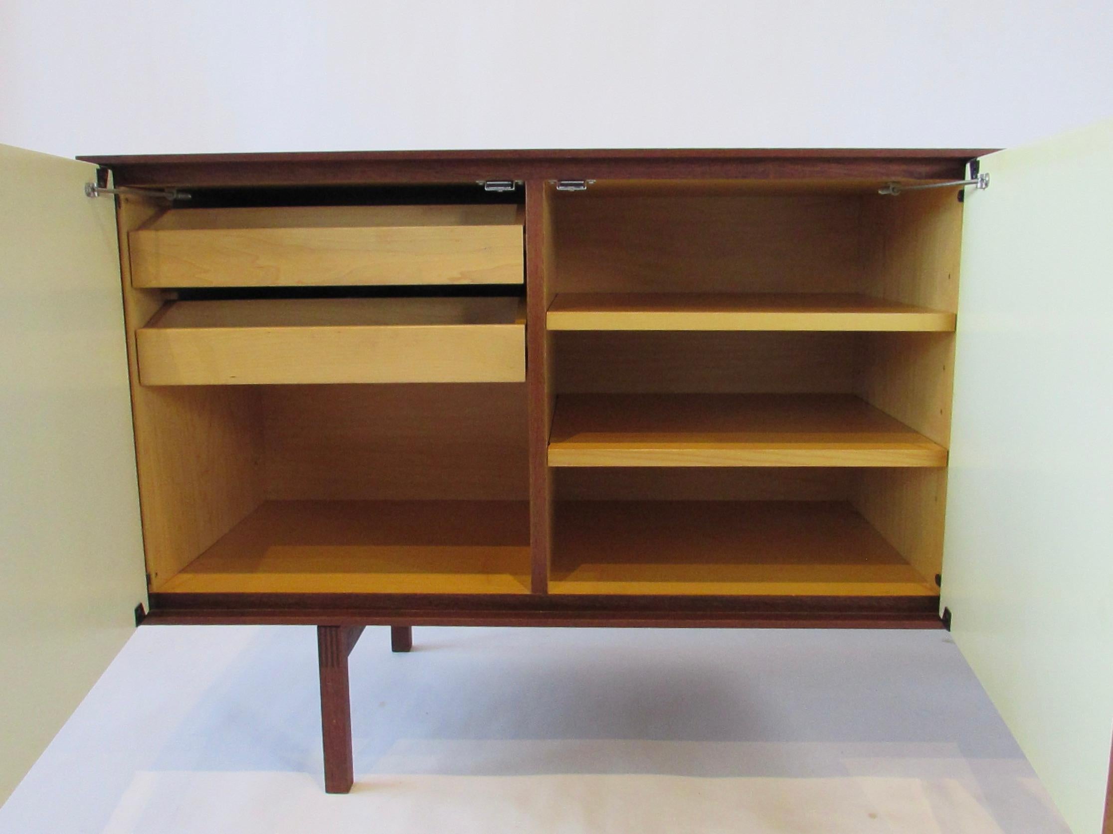 Florence Knoll designed four door credenza for Knoll For Sale 2