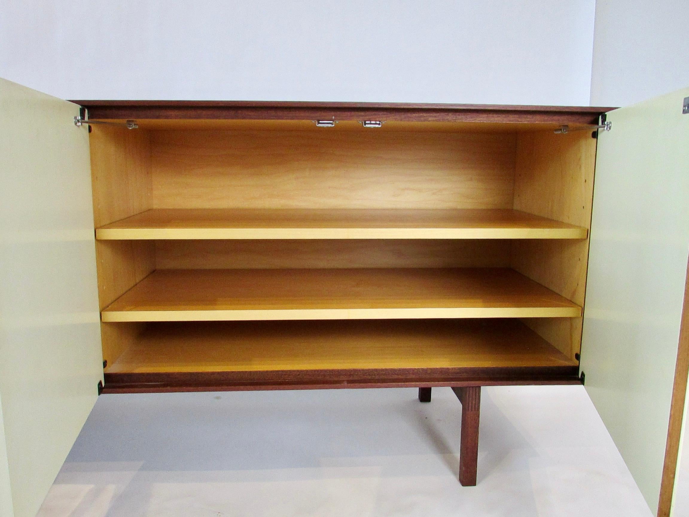 Florence Knoll designed four door credenza for Knoll For Sale 3