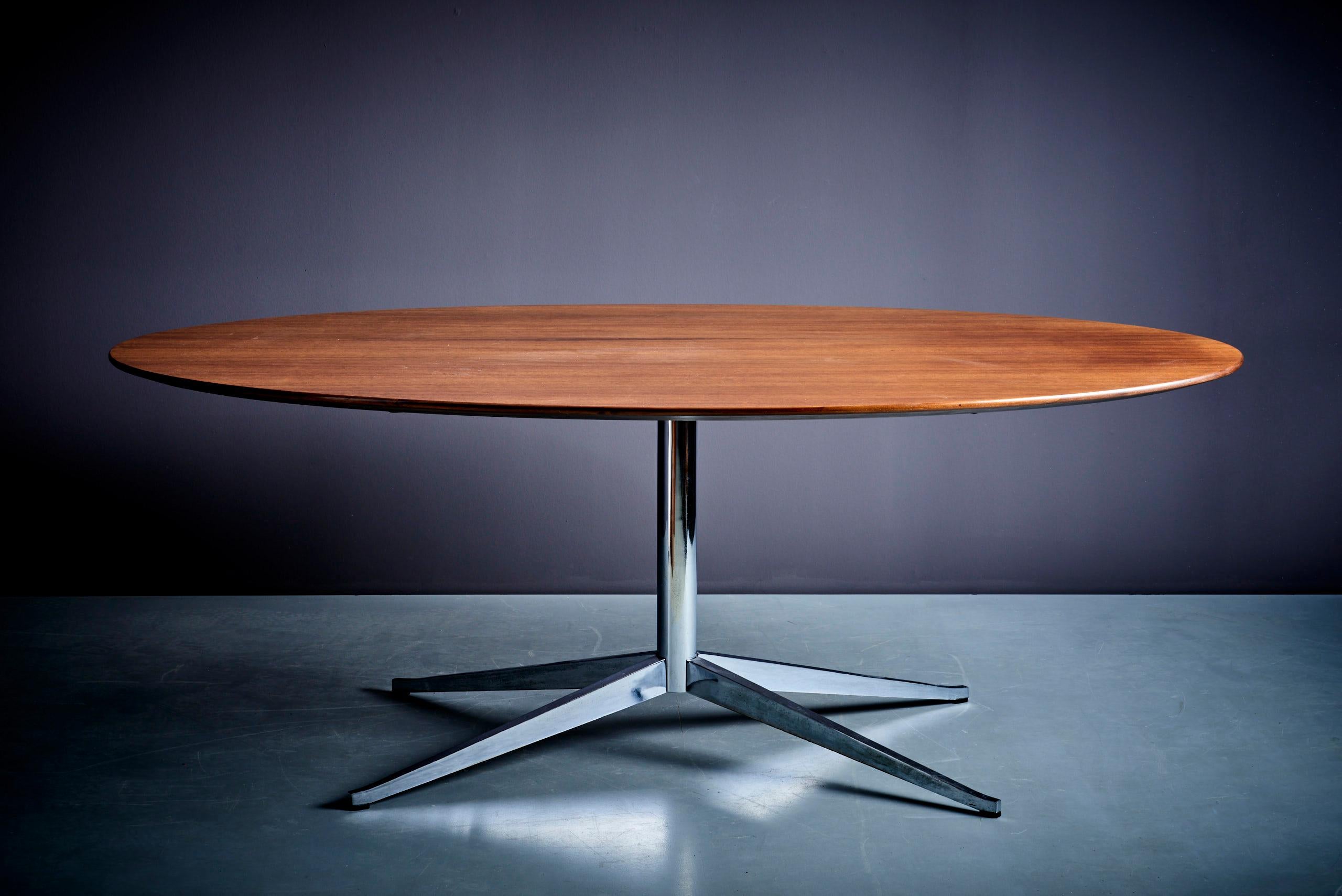 Mid-Century Modern Table de salle à manger Florence Knoll pour Knoll, États-Unis - années 1960 en vente