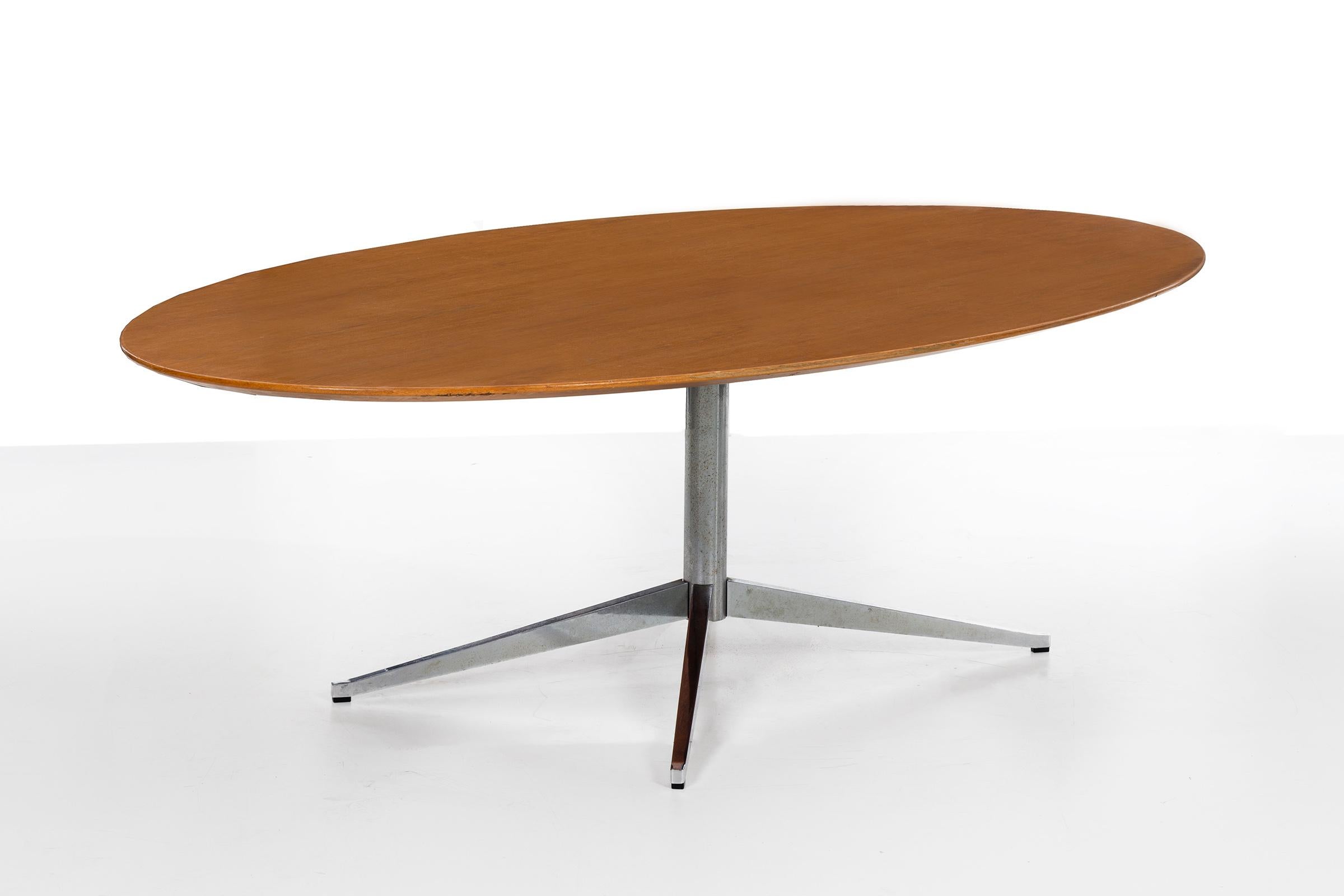 Mid-Century Modern Florence Knoll Dining Table or Desk
