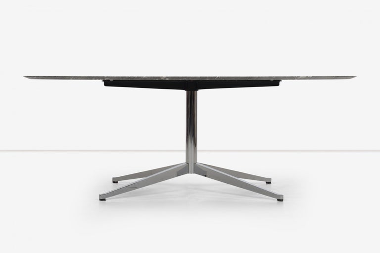 Florence Knoll dining table or desk in grigio marquina satin finish
78