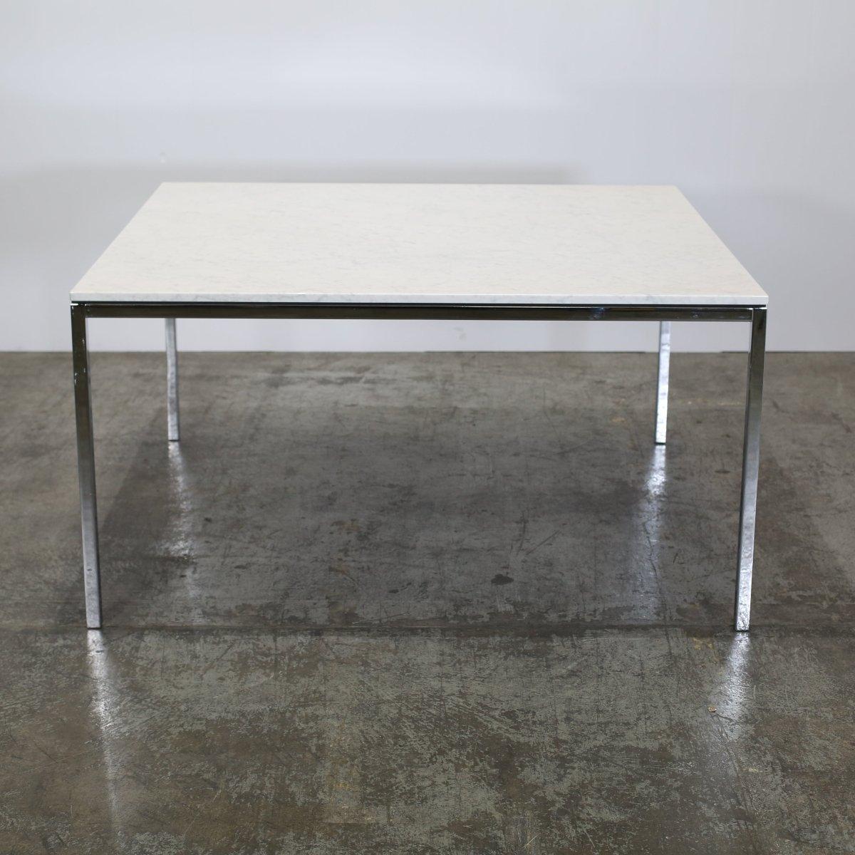 20th Century Florence Knoll Dining Table with Marble Top For Sale