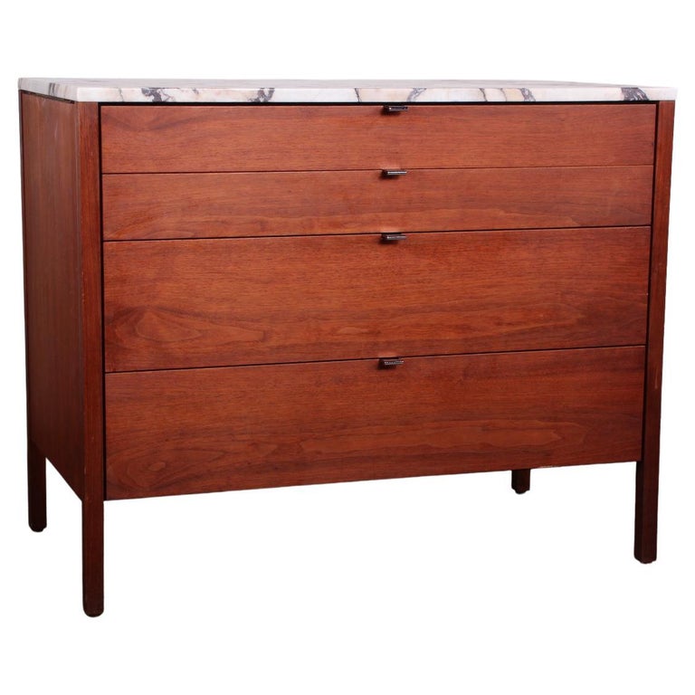 Florence Knoll Dresser with Stone Top at 1stDibs