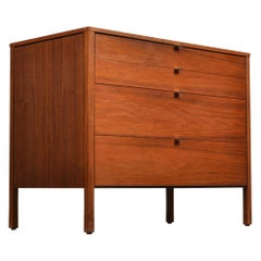 2 Florence Knoll Dressers in walnut 