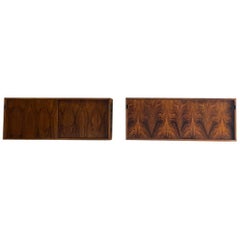Florence Knoll Floating Rosewood Sideboards, Pair, USA, Circa 1970