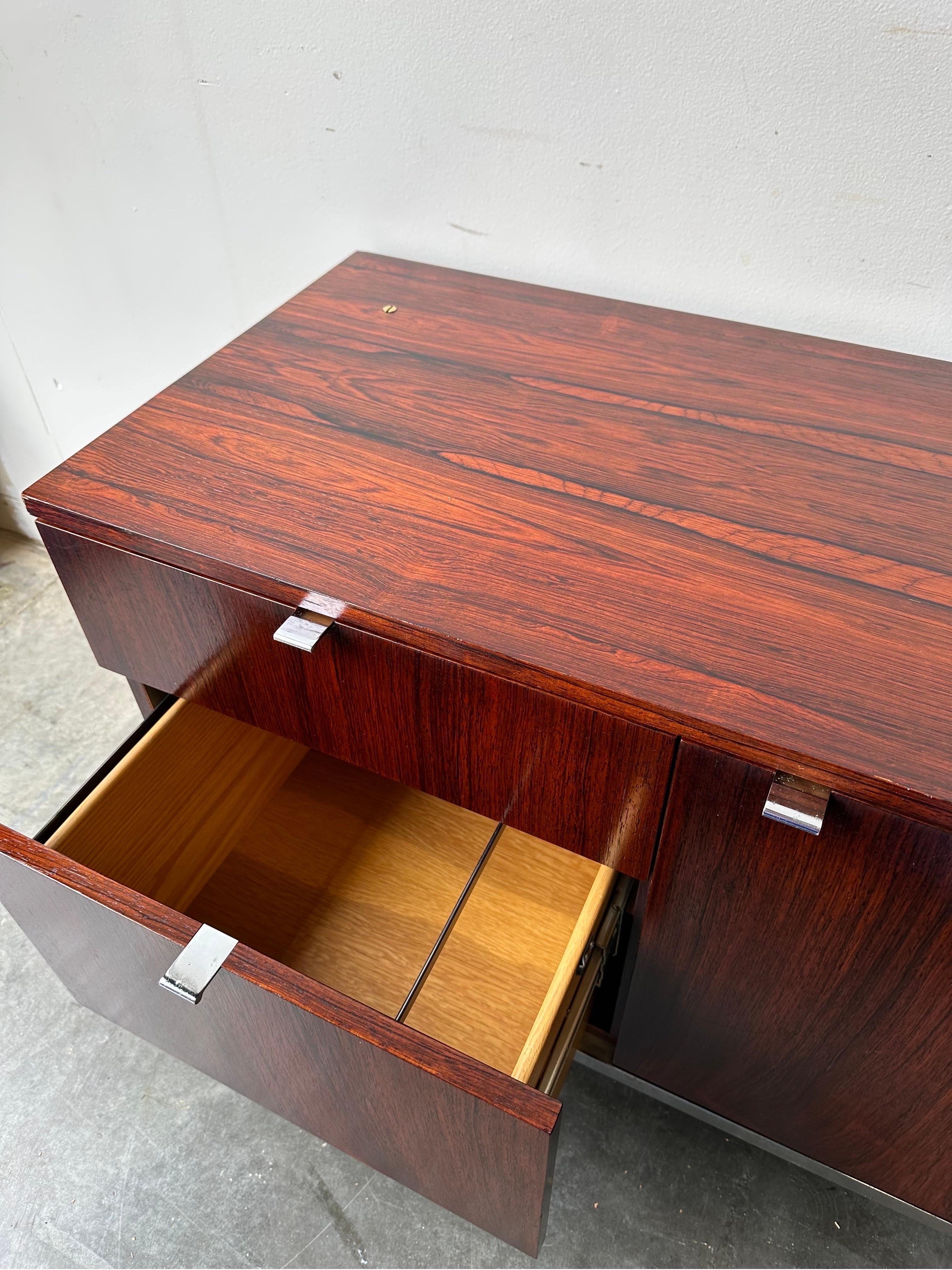 Late 20th Century Florence Knoll for Knoll Associates Rosewood Credenza 
