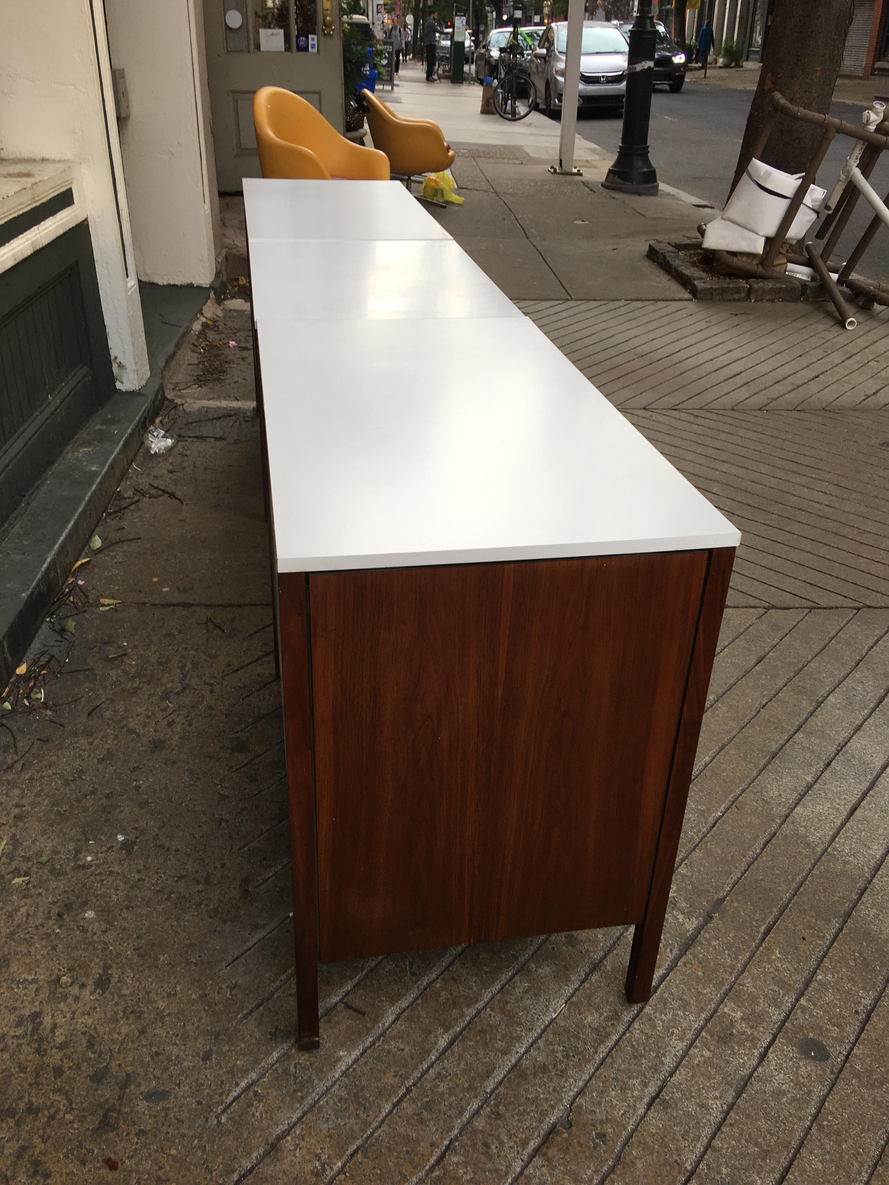 American Florence Knoll for Knoll Dresser and Desk/Vanity in Walnut