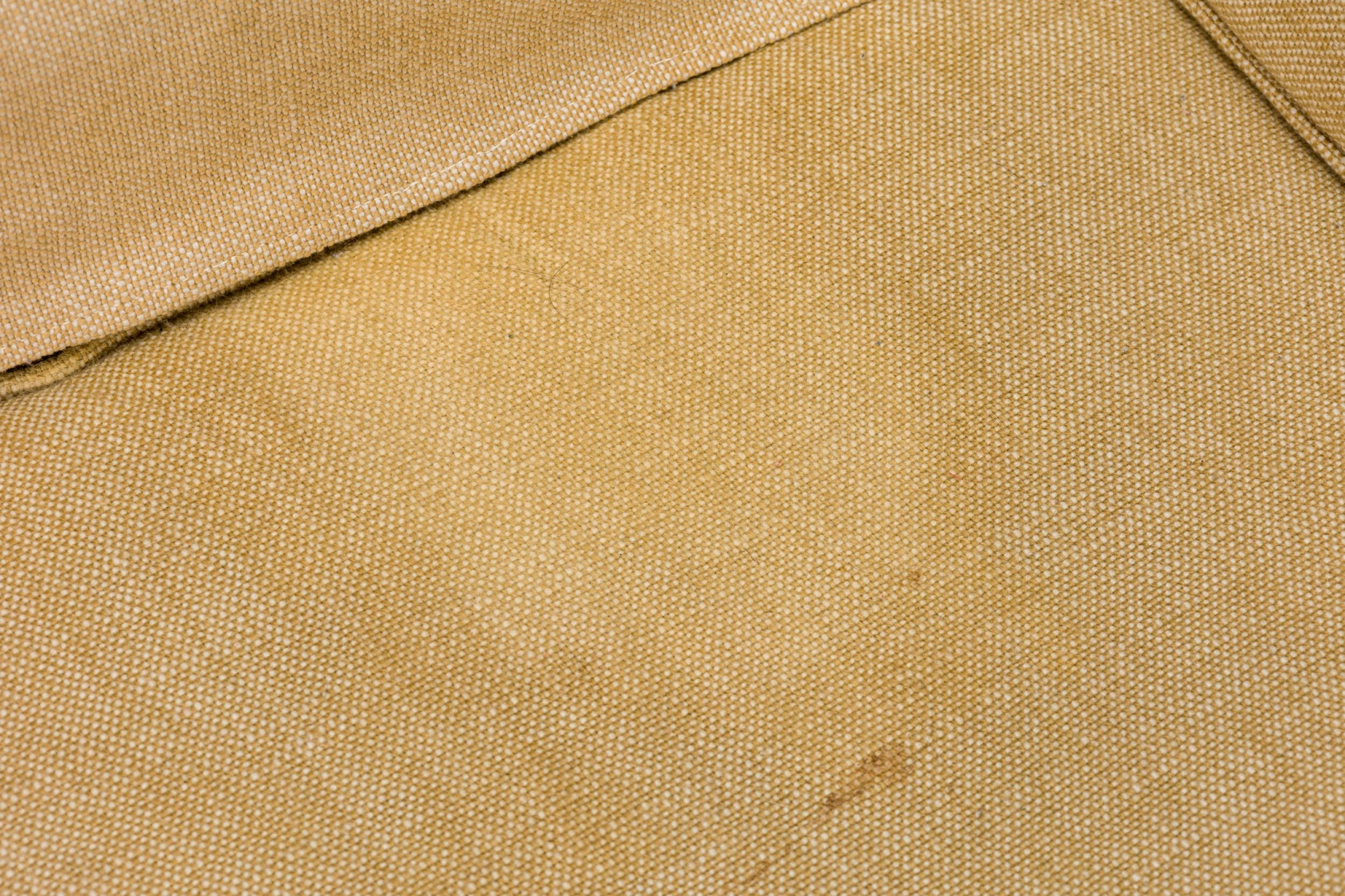 20ième siècle Fauteuil de salon rembourré en tissu beige Florence Knoll pour Knoll International en vente