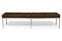 Florence Knoll per Knoll International Tappezzeria in tessuto marrone