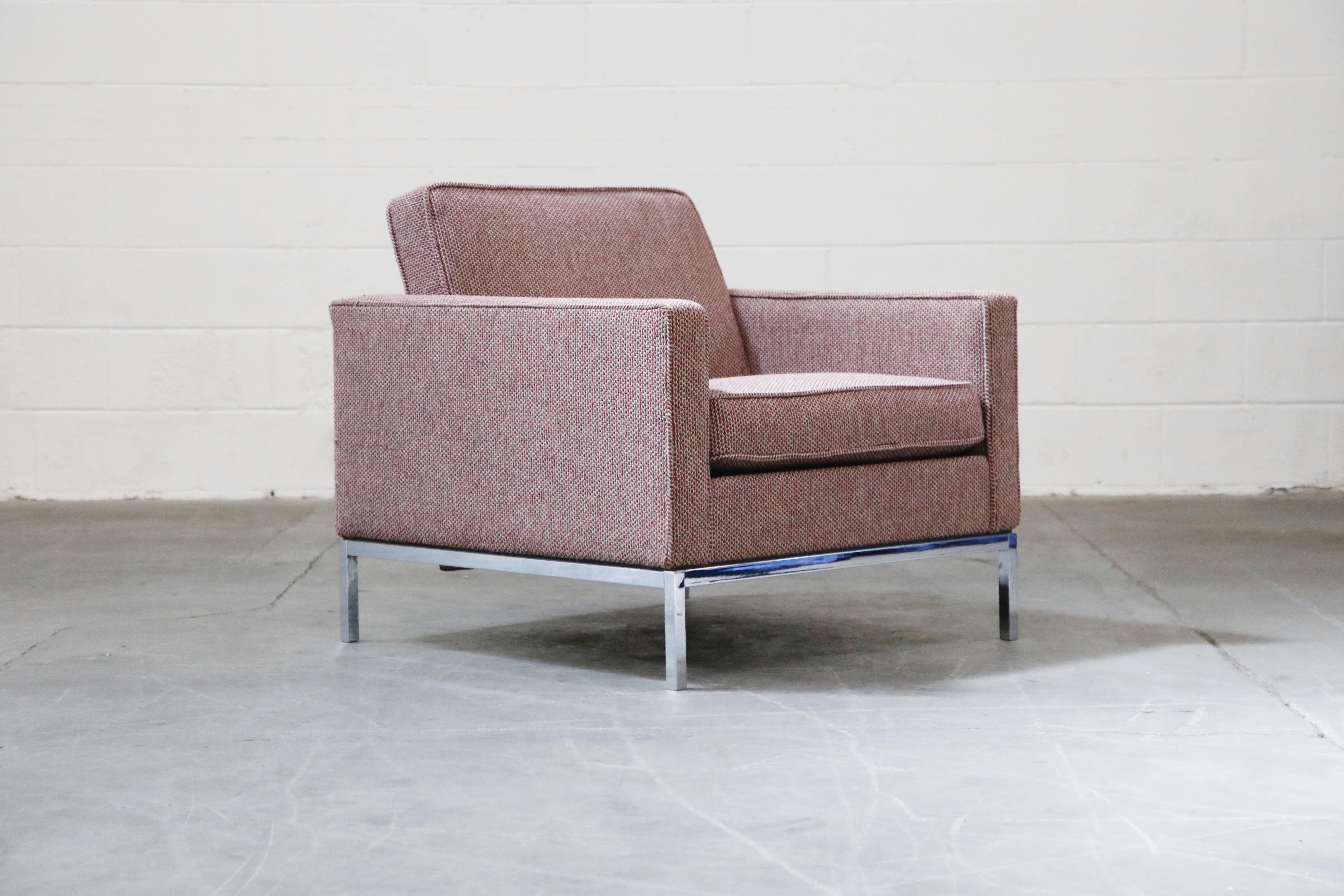 Mid-Century Modern Florence Knoll for Knoll International Lounge Armchair, circa 1980s