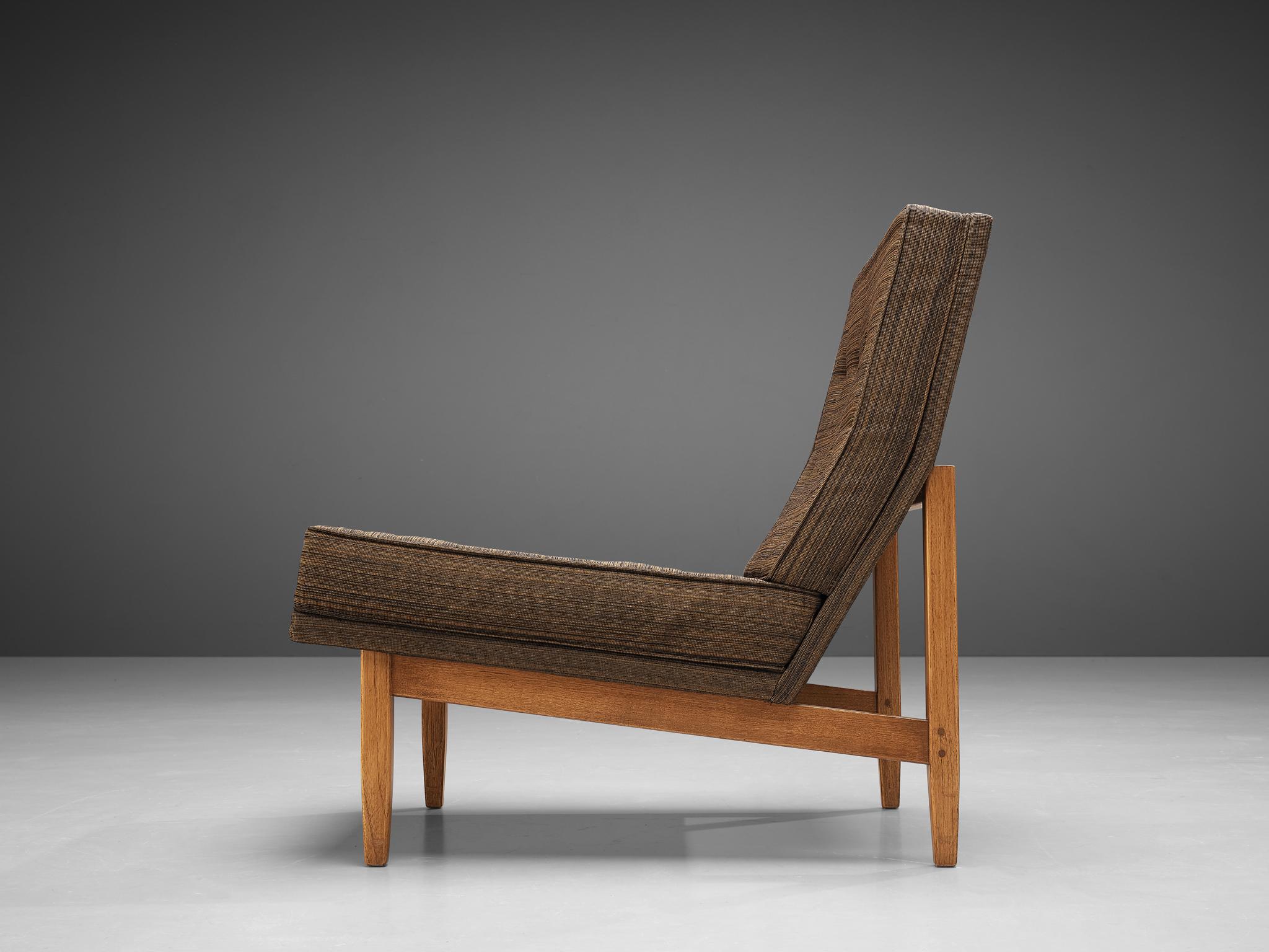 Mid-20th Century Florence Knoll for Knoll International Lounge Chair in Teak  For Sale