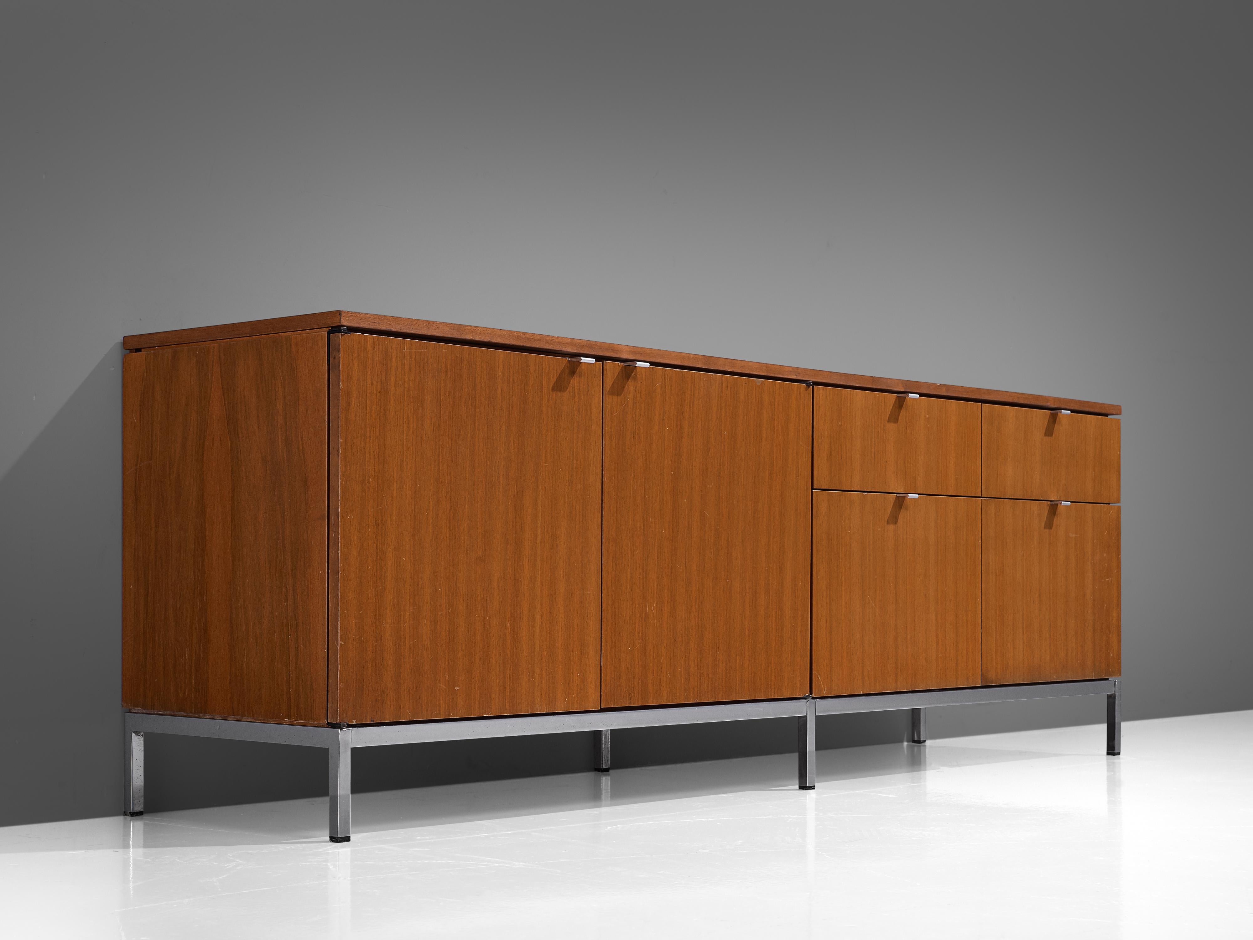 Florence Knoll for Knoll International Sideboard in Teak In Good Condition In Waalwijk, NL