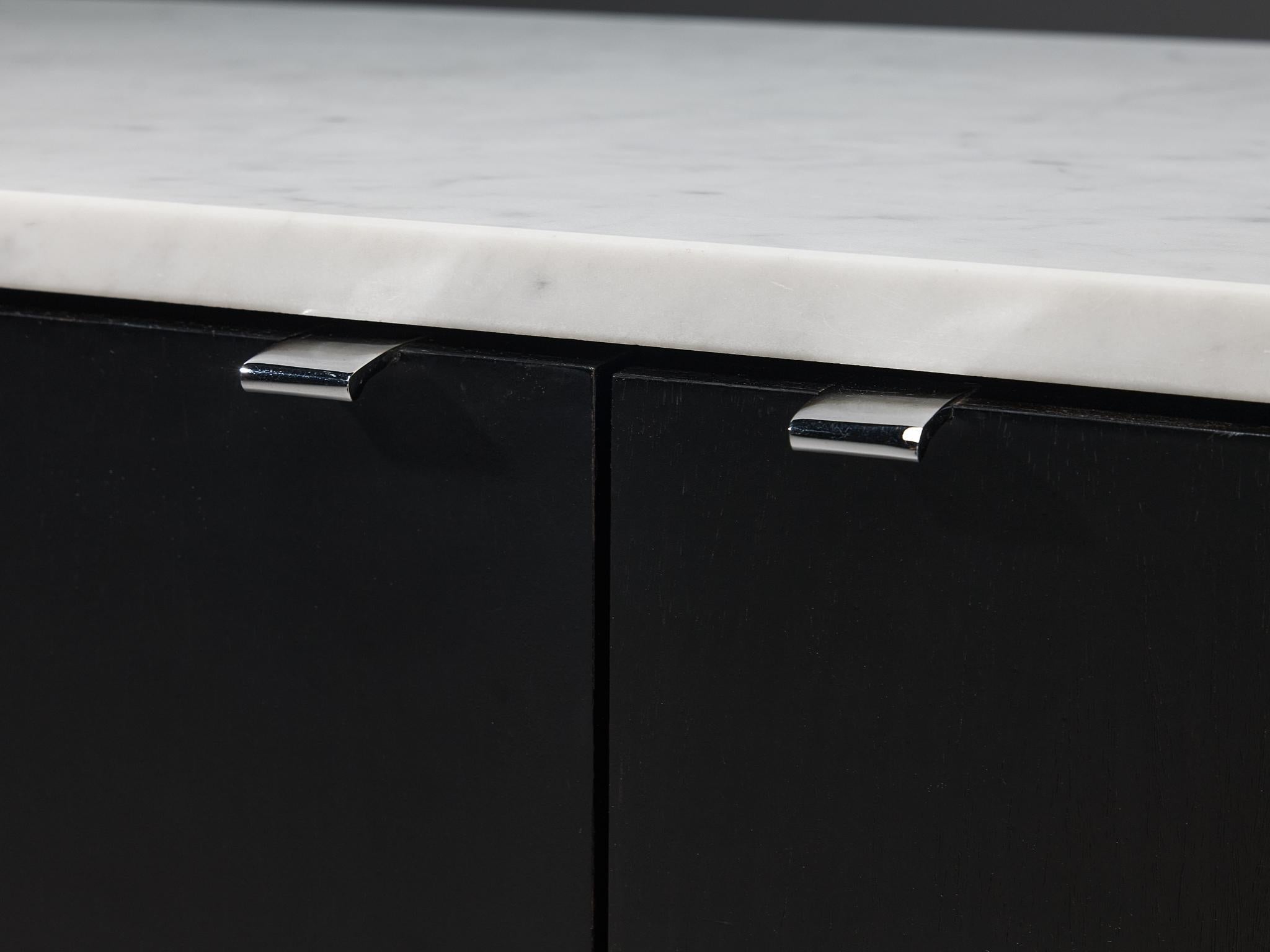 Mid-Century Modern Florence Knoll for Knoll International Sideboard with Marble Top For Sale