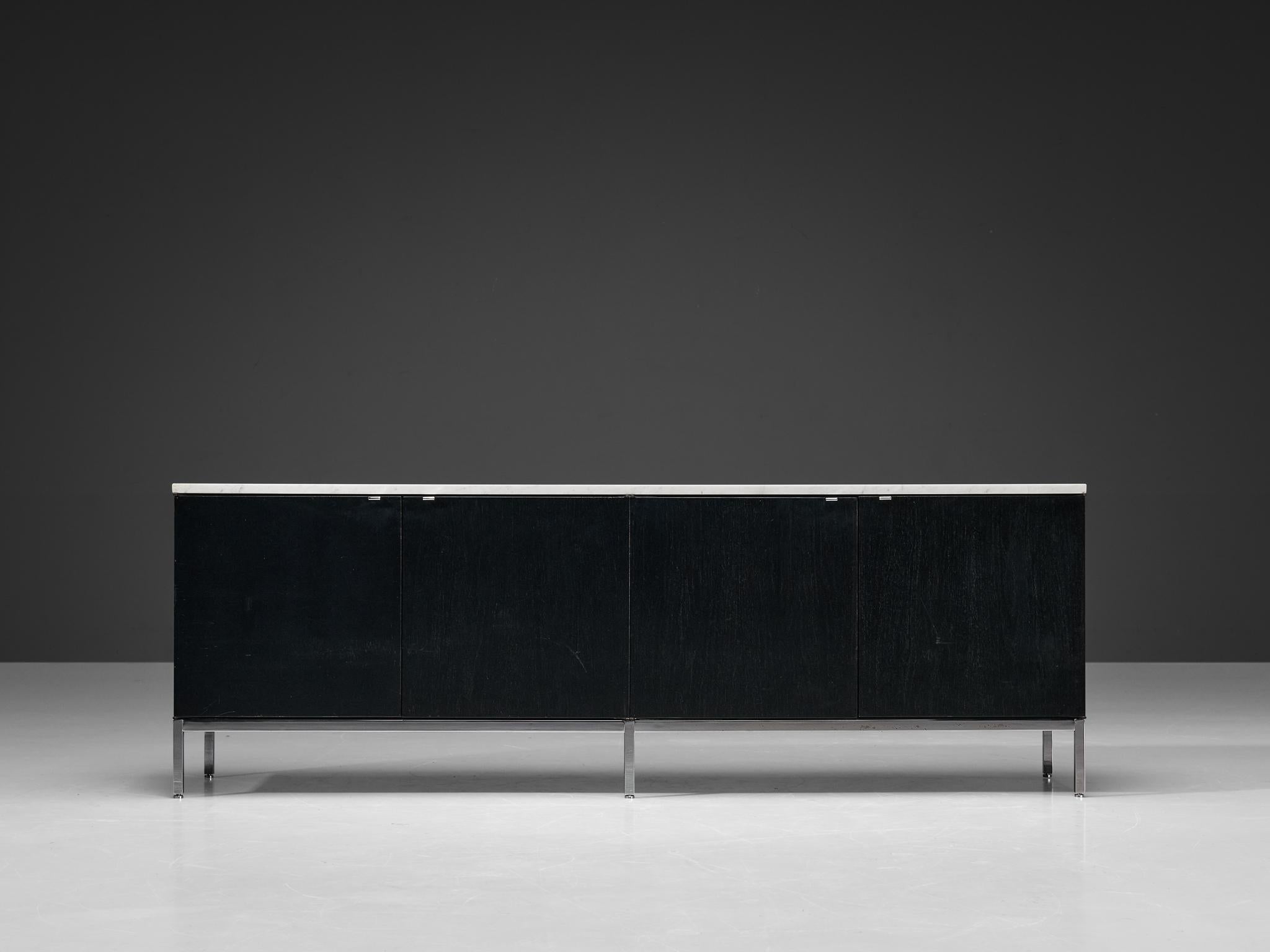 American Florence Knoll for Knoll International Sideboard with Marble Top For Sale