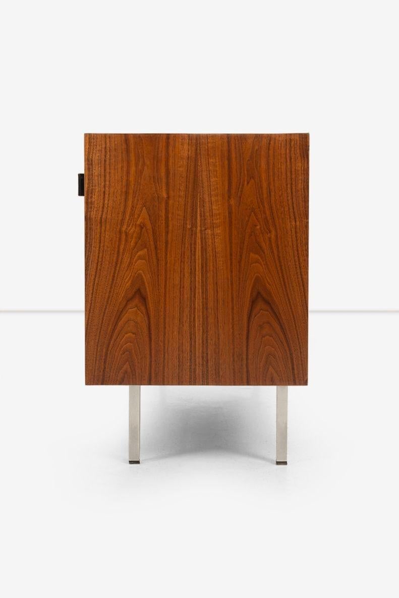 Florence Knoll for Knoll International Sliding Door Storage Cabinet. For Sale 2