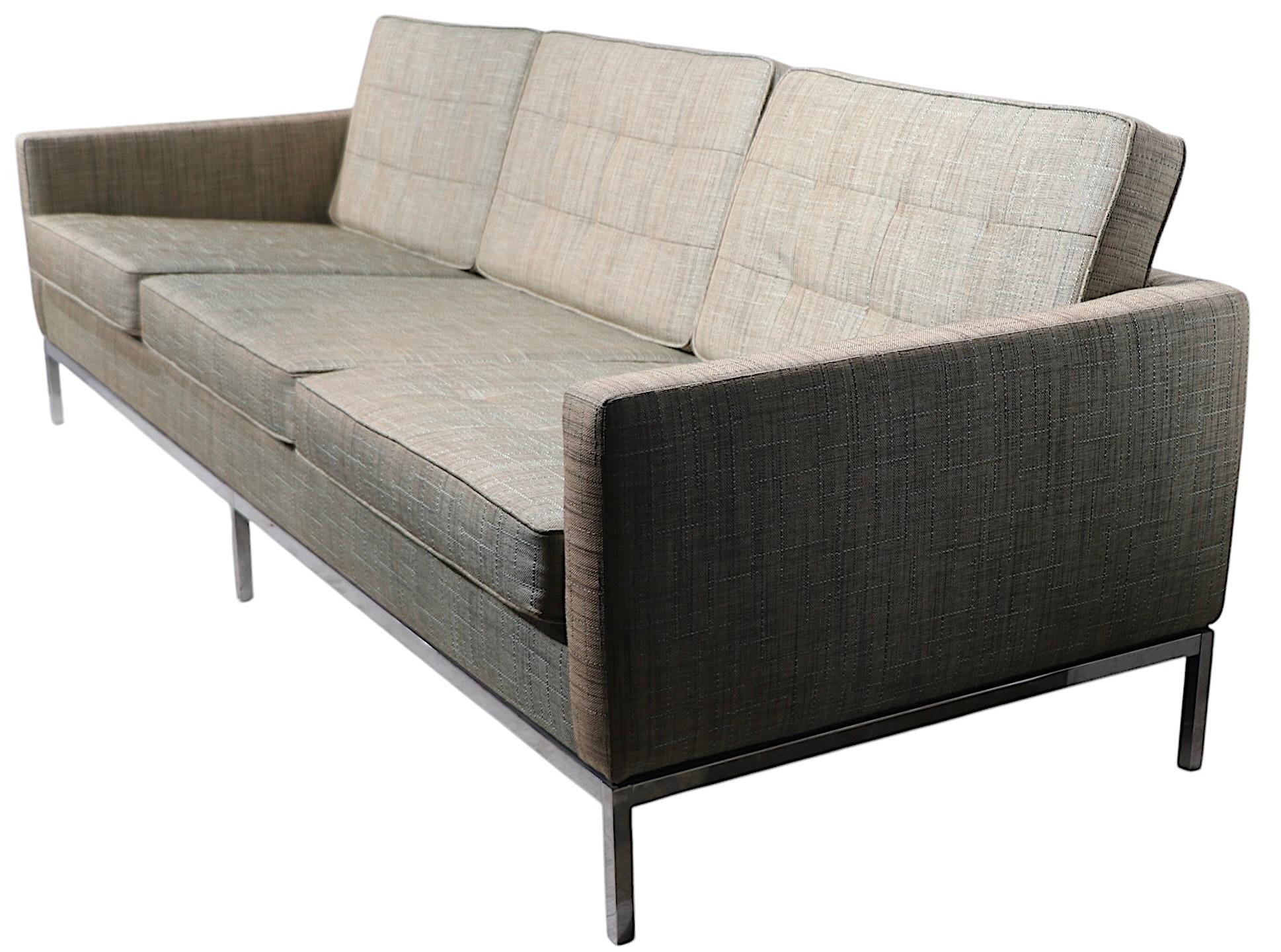 Sofá Florence Knoll para Knoll International c 1950/60's en venta 5