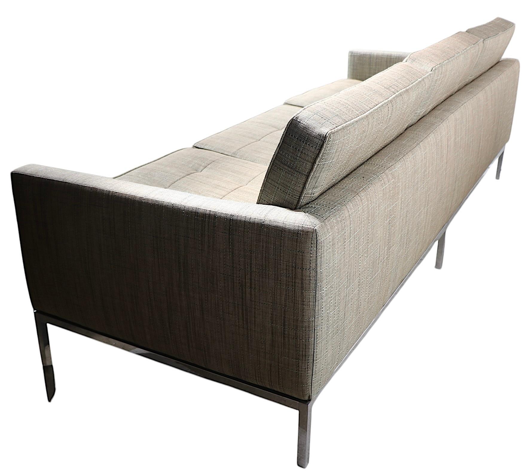 Sofá Florence Knoll para Knoll International c 1950/60's en venta 6