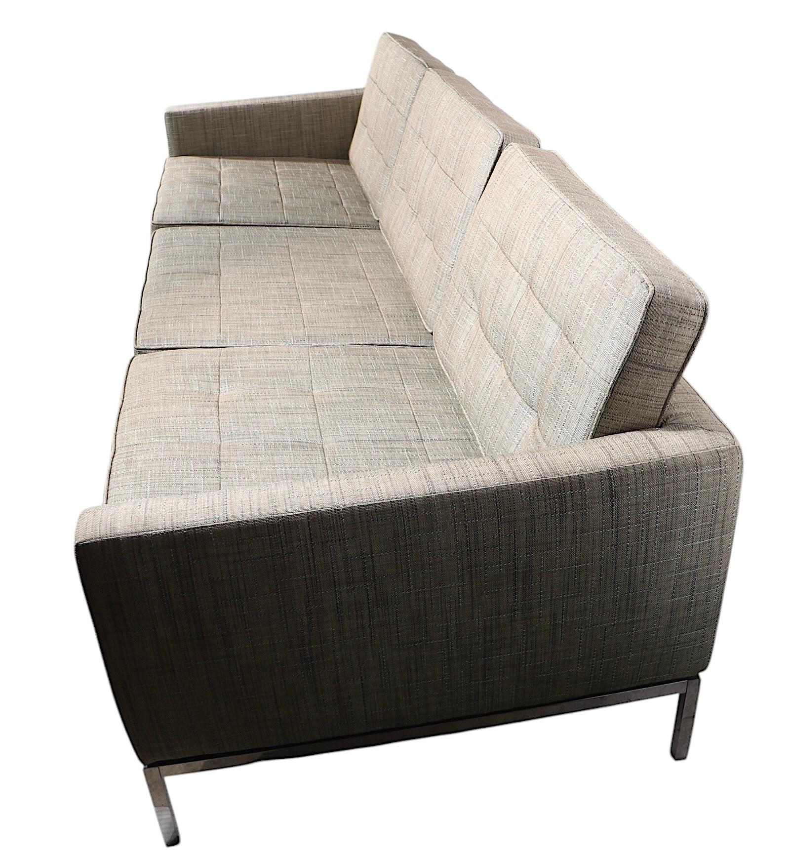 Sofá Florence Knoll para Knoll International c 1950/60's en venta 7