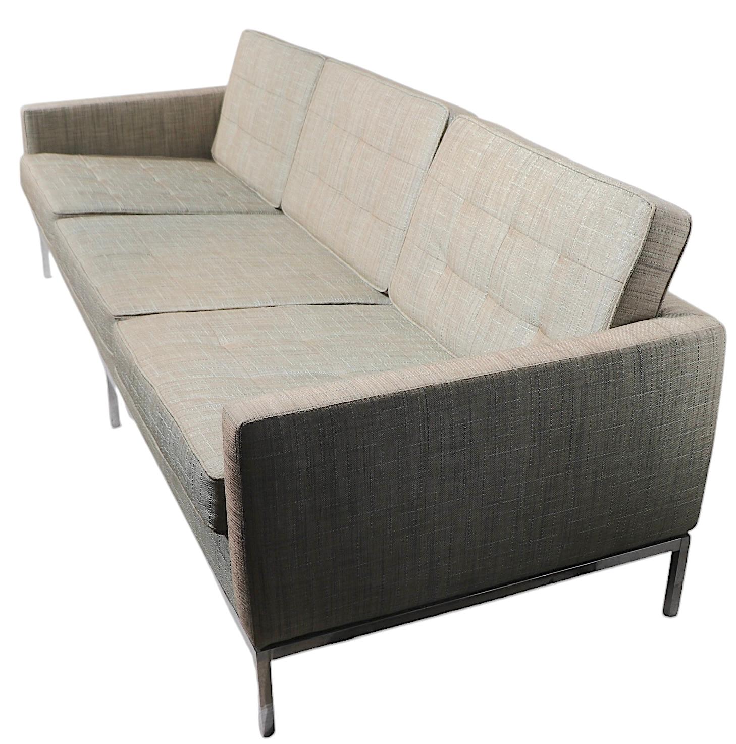 Sofá Florence Knoll para Knoll International c 1950/60's en venta 8