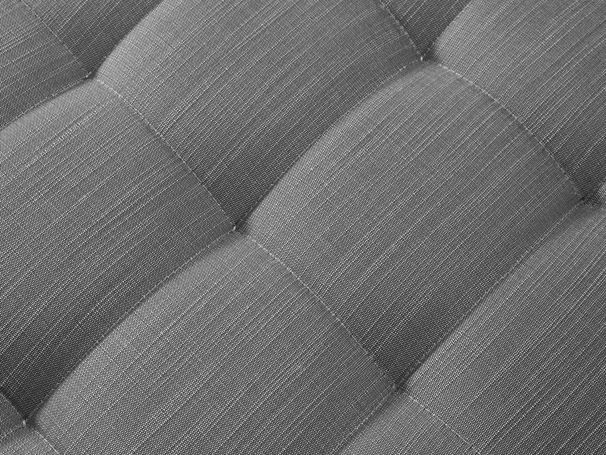 Tissu Florence Knoll for Knoll International Sofa in Teak and Grey Upholstery en vente