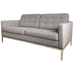 Florence Knoll for Knoll Mid-Century Loveseat Sofa