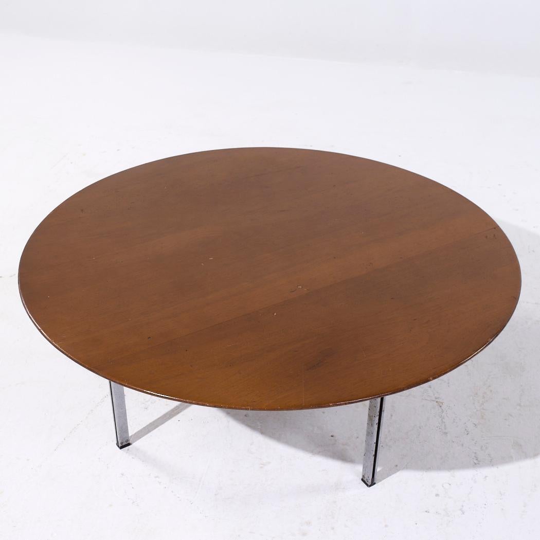 Métal Table basse de bar parallèle mi-siècle Florence Knoll pour Knoll en vente