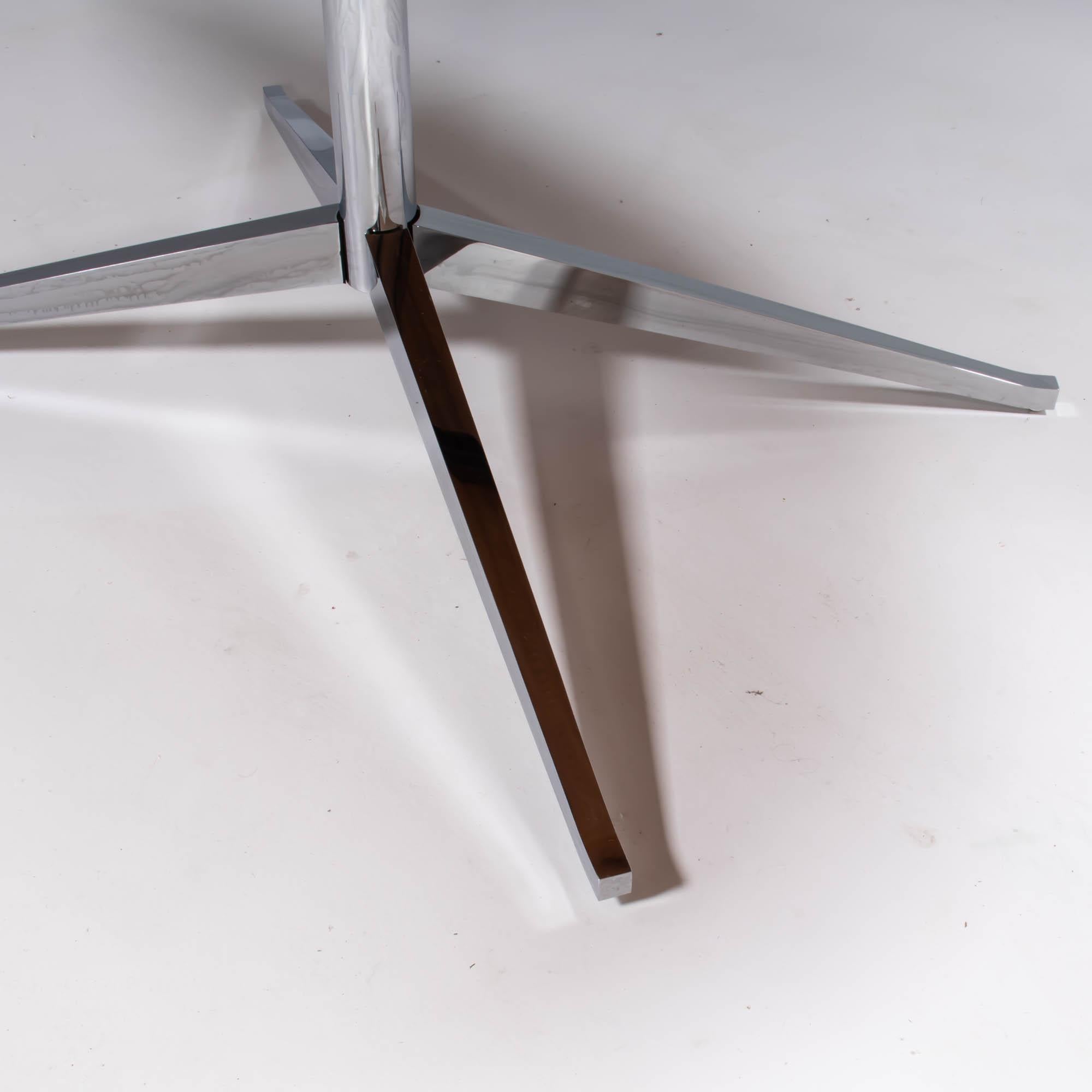 Florence Knoll for Knoll Oval Oak Dining Table or Desk In Good Condition In Basildon, London