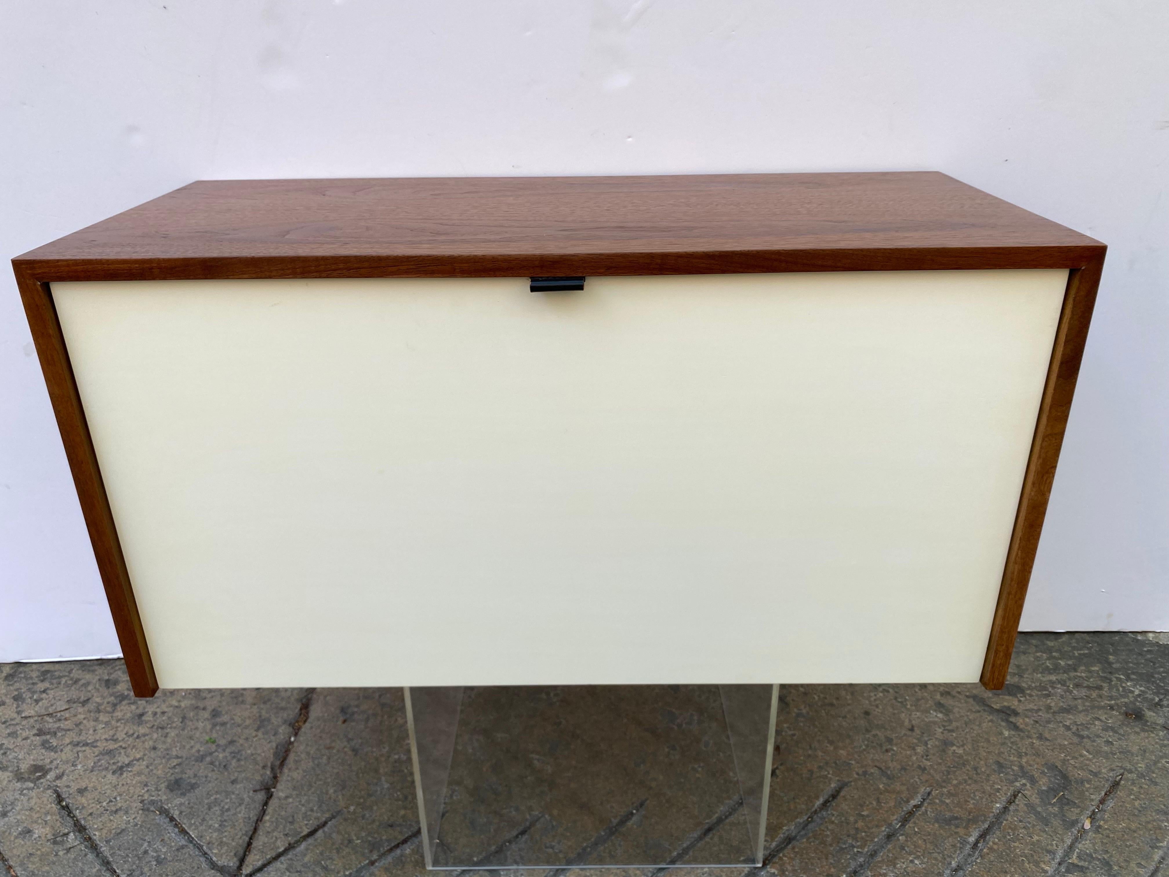 Florence Knoll for Knoll Small Hanging Cabinet / Bar For Sale 2