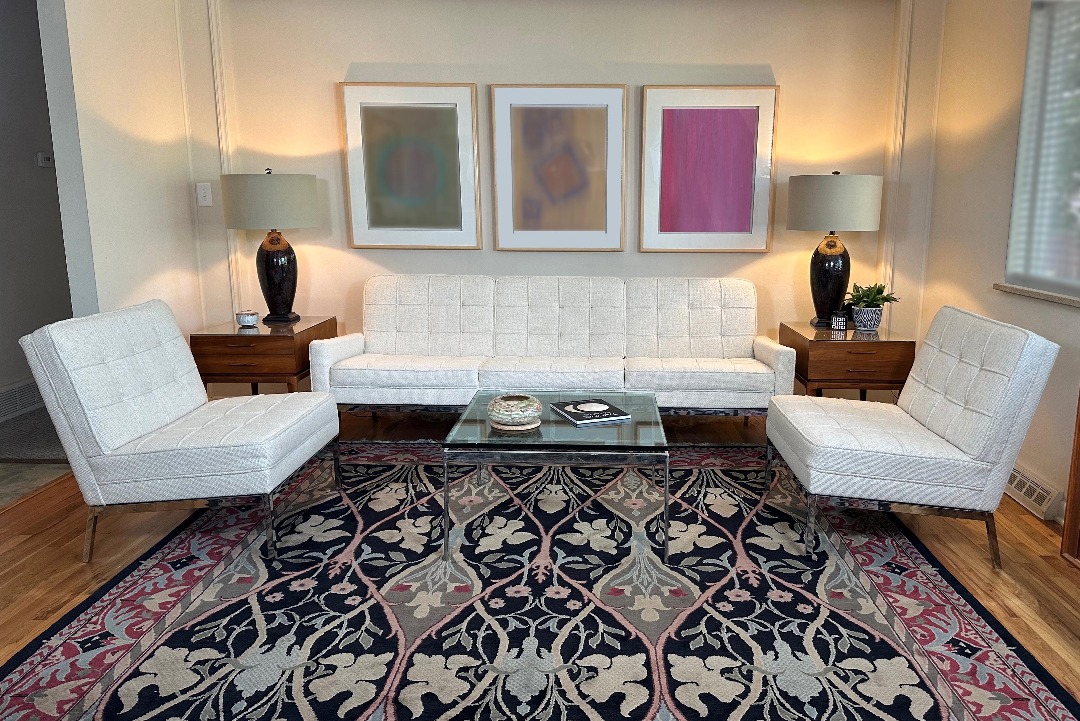 Sofá Florence Knoll para Knoll, Model 67a, años 60 en venta 11