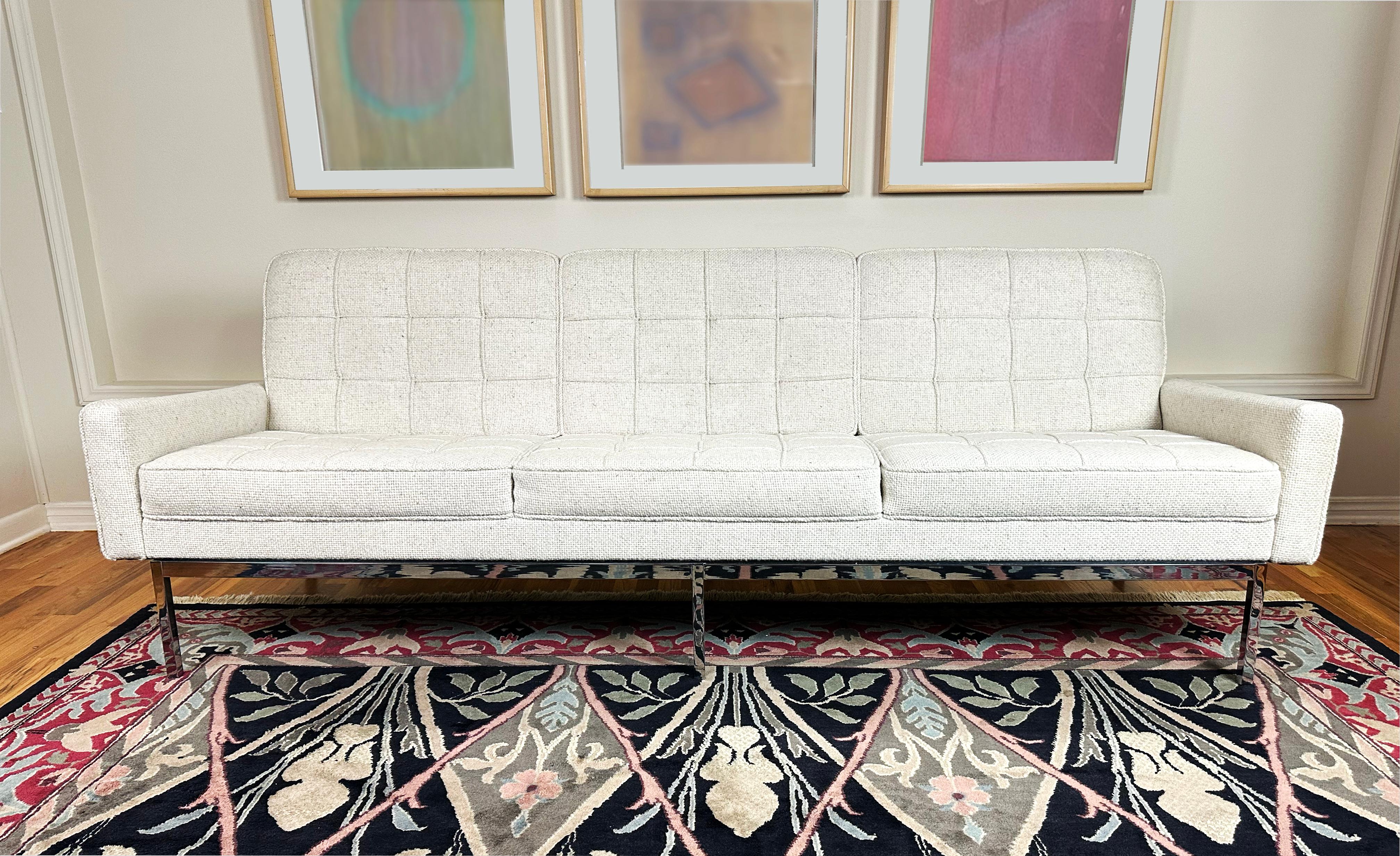 Sofá Florence Knoll para Knoll, Model 67a, años 60 Moderno de mediados de siglo en venta