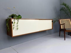 Florence Knoll for Knoll walnut hanging cabinet, model 123 W-1, 1947