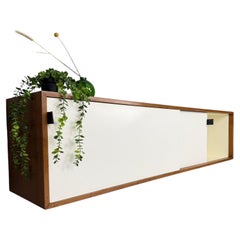 Florence Knoll for Knoll walnut hanging cabinet, model 123 W-1, 1947