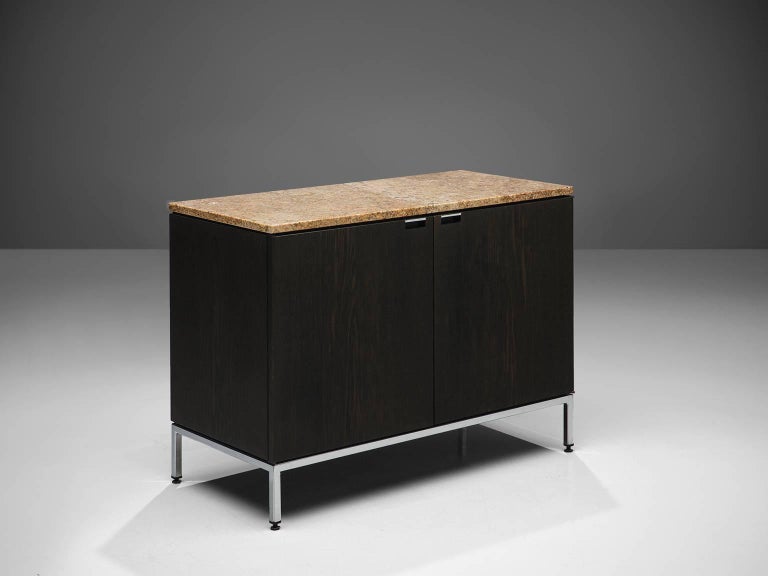 Florence Knoll Freestanding Cabinet With Granite Top For Sale At