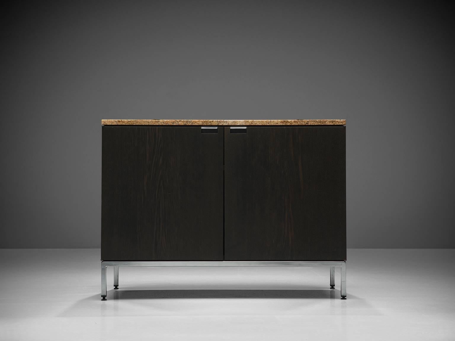 Florence Knoll Freestanding Cabinet With Granite Top For Sale At