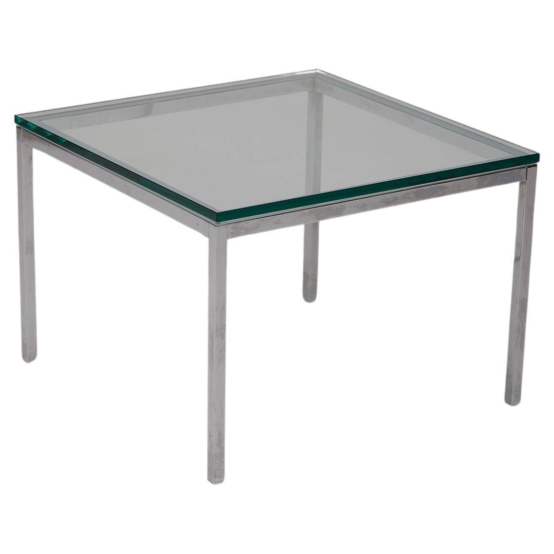 Florence Knoll glass coffee table For Sale