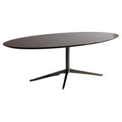 Tavolo da pranzo grande in noce Florence Knoll, anni '60