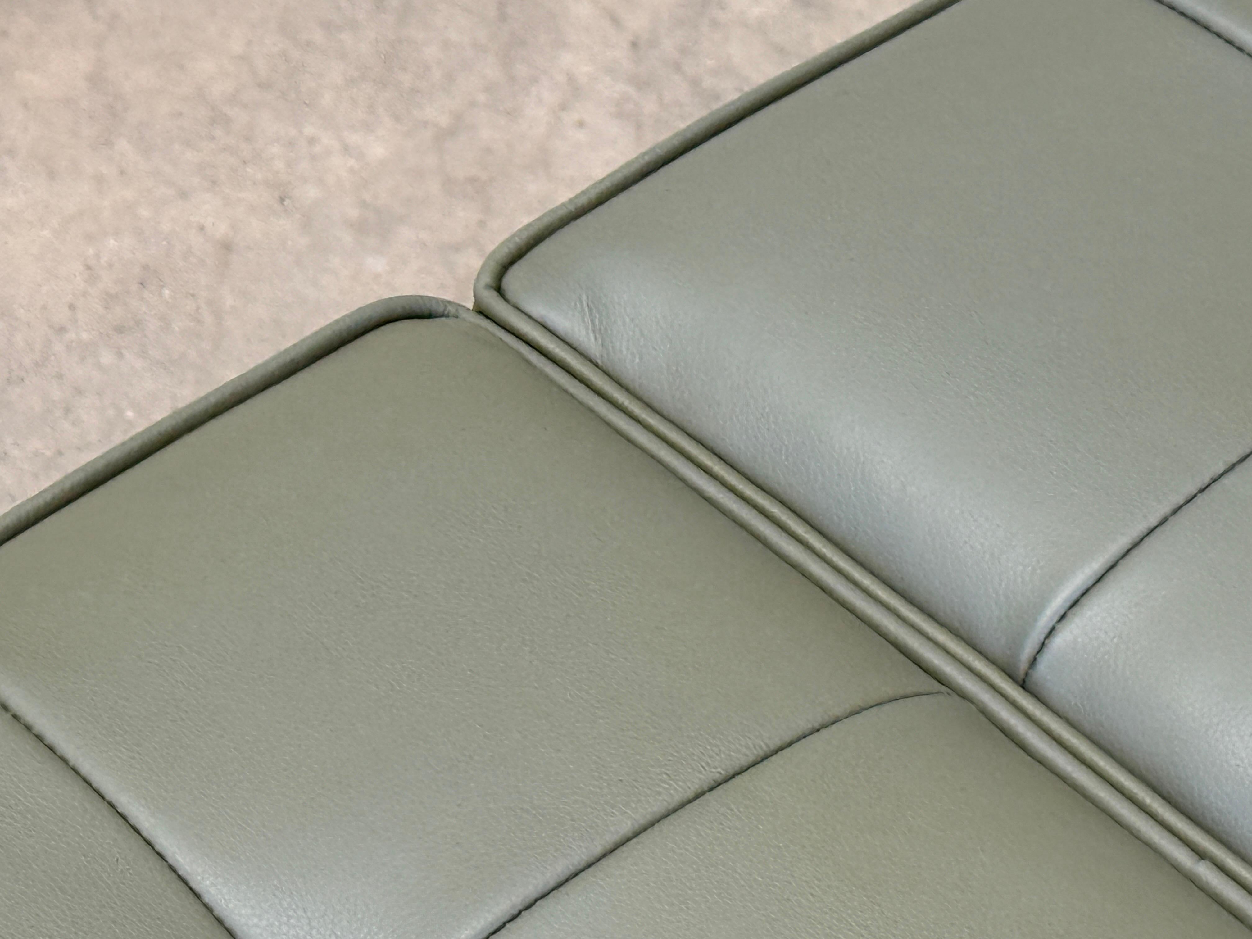 Panchina in pelle Florence Knoll in vendita 11