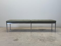 Florence Knoll Leather Bench