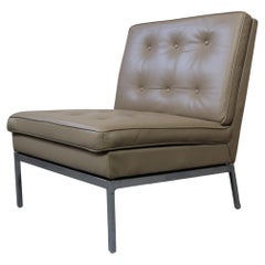 Sillón de cuero Florence Knoll 65 para Knoll International