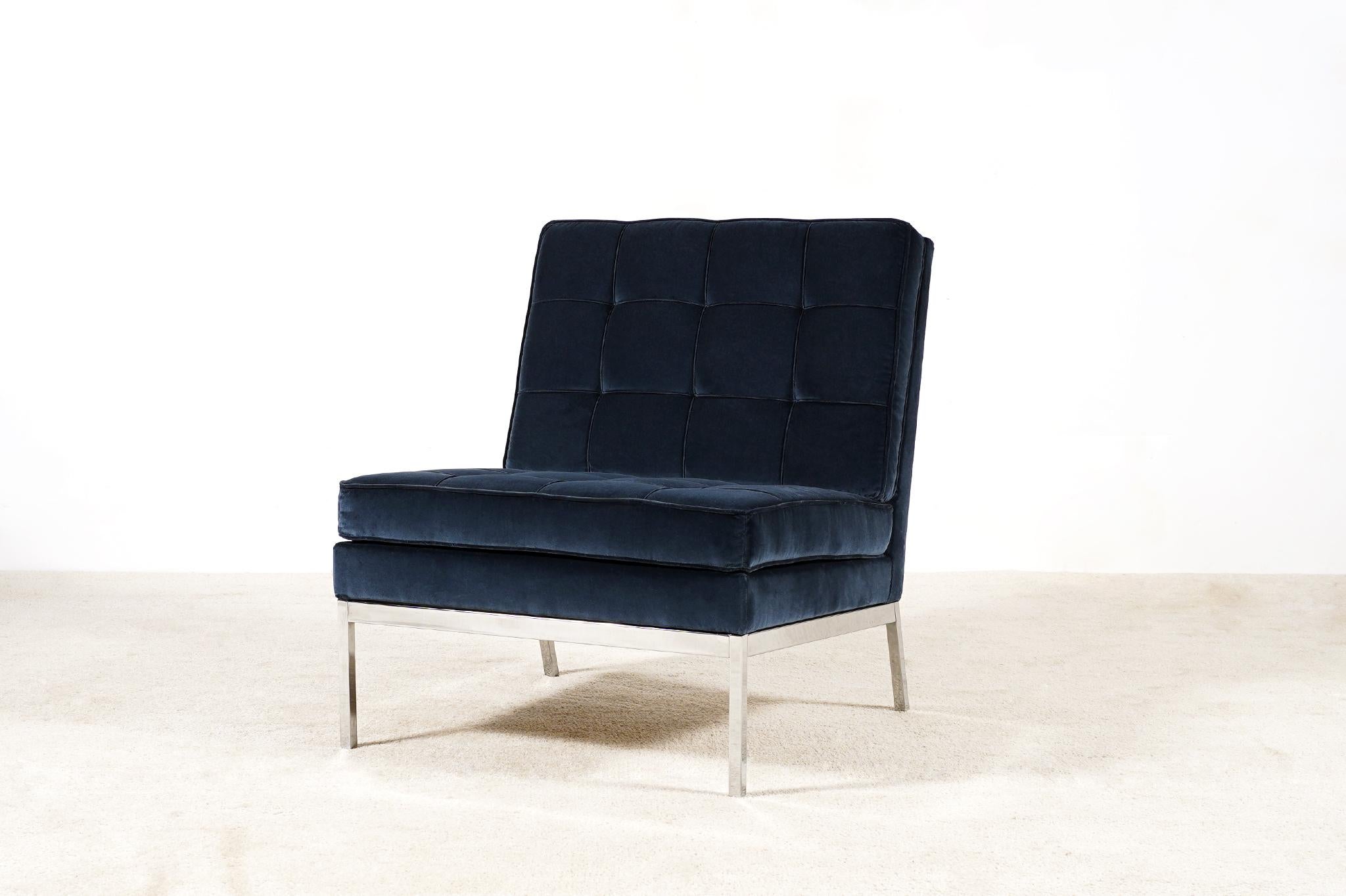 Mid-Century Modern Florence Knoll, Lounge Chair Model 65 for Knoll, circa 1960
