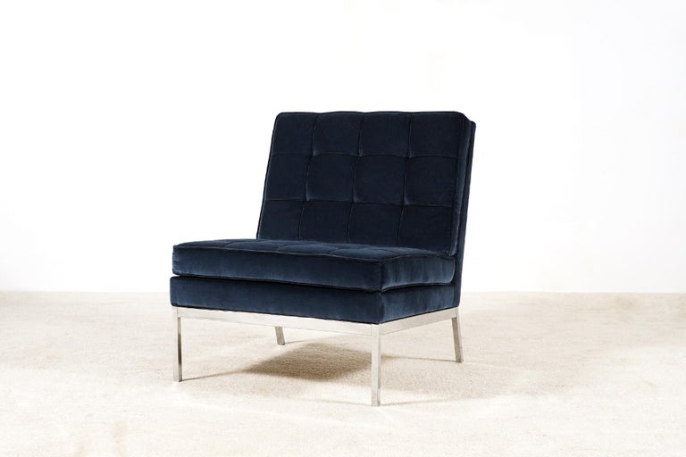 American Florence Knoll, Lounge Chair Model 65 for Knoll, circa 1960 For Sale