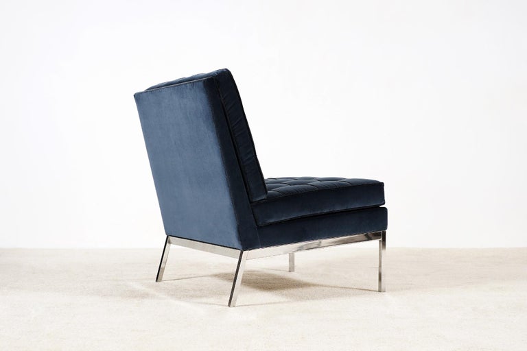 Steel Florence Knoll, Lounge Chair Model 65 for Knoll, circa 1960 For Sale