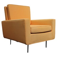 Florence Knoll Lounge Chair with Original Wool Upholstery
