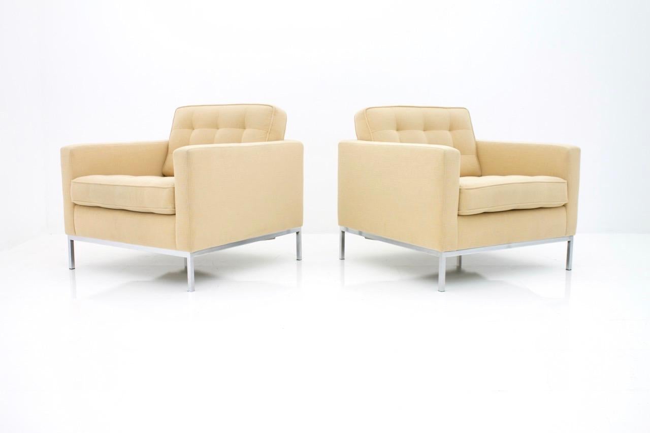 Florence Knoll Lounge Chairs for Knoll International In Good Condition For Sale In Frankfurt / Dreieich, DE