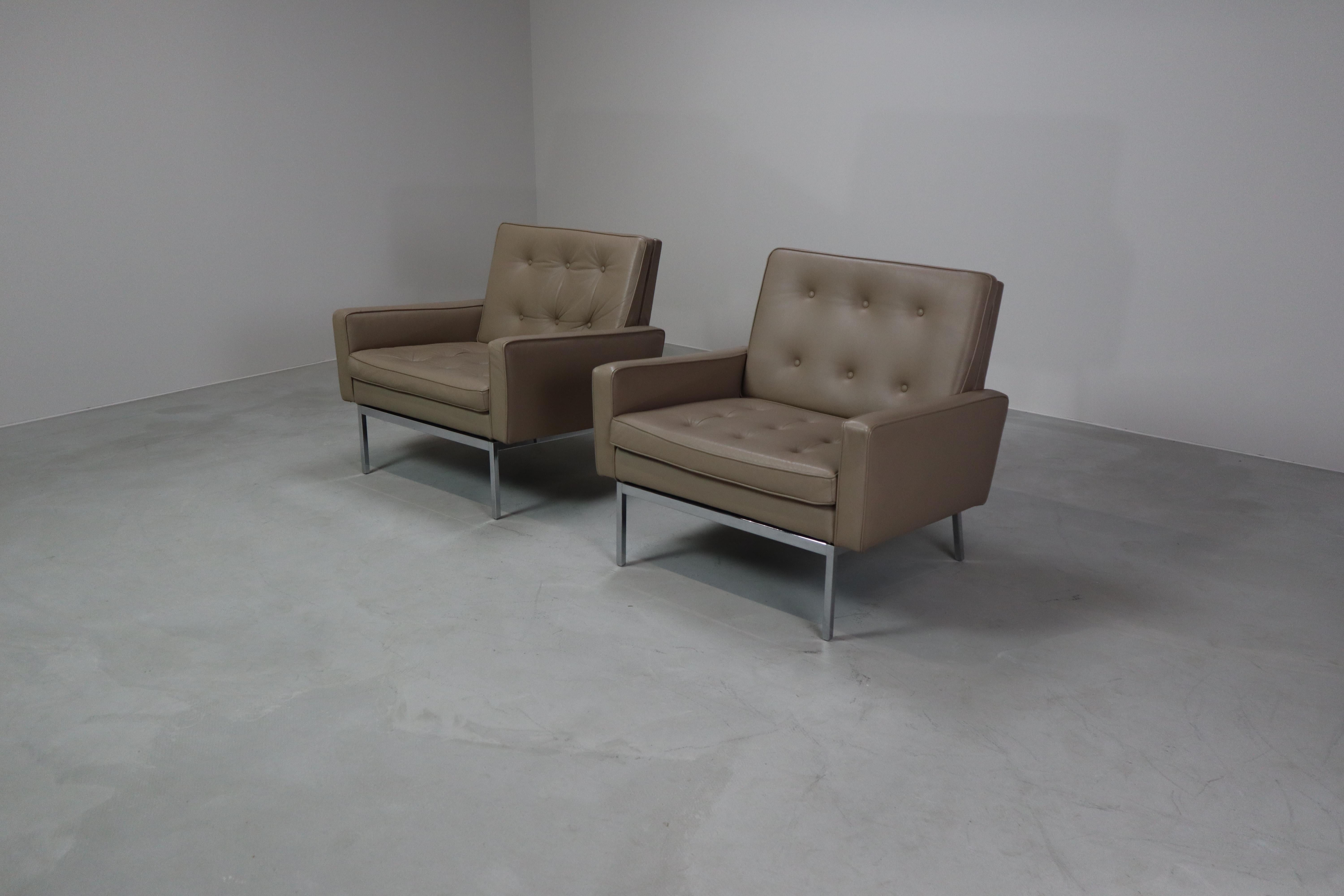Fauteuils de salon Florence Knoll modèle 65a pour Knoll International en vente 6