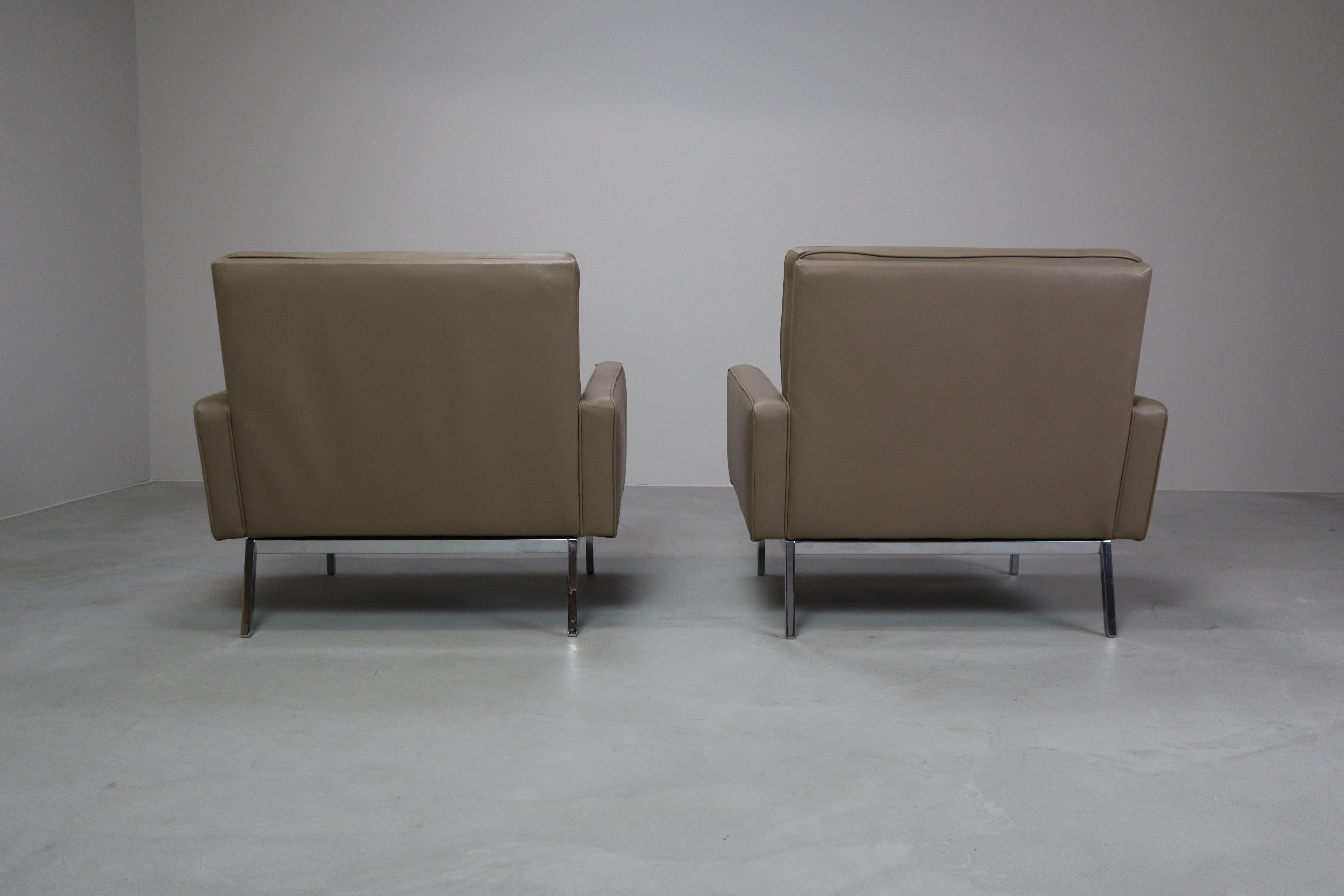 Fauteuils de salon Florence Knoll modèle 65a pour Knoll International en vente 5